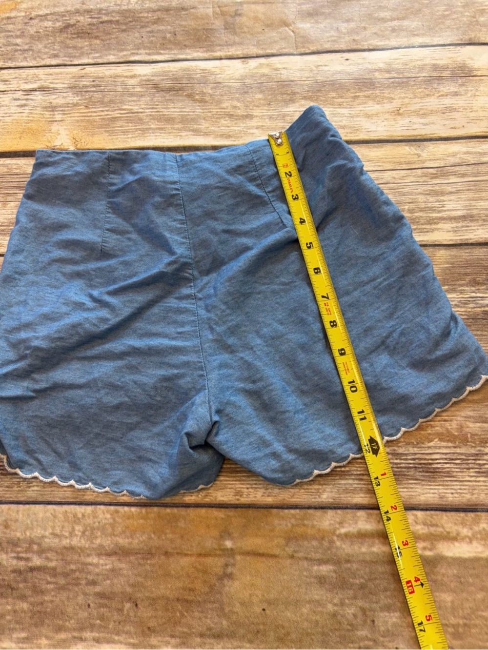 Sz 4 Lace Embroidered High Rise Short Shorts - Picture 6 of 7